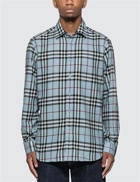 burberry sapphire blue check|Burberry clothing for men.